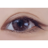 LensTown Lighly Lily Pink (20p) — single-eye close-up showing the contact lens appearance
