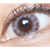 LensTown Lighly Lily Pink (20p) — single-eye close-up showing the contact lens appearance