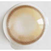 LensTown Lighly Mellow Brown (20p) — close-up of the contact lens design