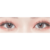 LensTown Lighly Mellow Gray (20p) — both eyes wearing the contact lenses