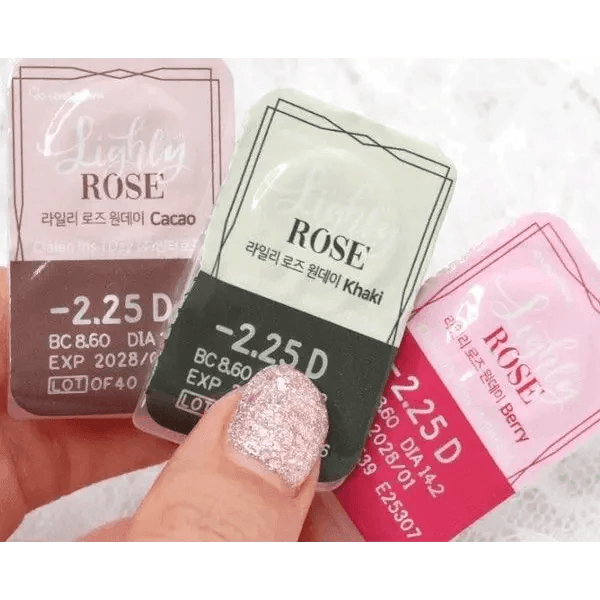 LensTown Lighly Rose Cacao (30p) — contact lens packaging