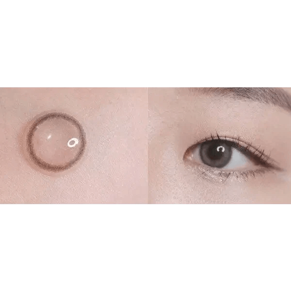 LensTown Lighly Rose Cacao (30p) — contact lens product information graphic