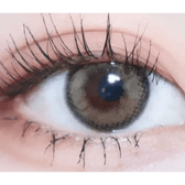 LensTown Lighly Rose Khaki (30p) — single-eye close-up showing the contact lens appearance