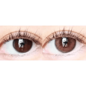 LensTown Lighly Rose Rose (30p) — both eyes wearing the contact lenses