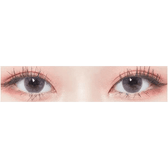 LensTown Lighly Vanada Berry Pink (20p) — both eyes wearing the contact lenses