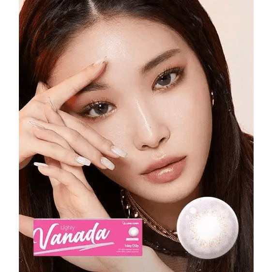 LensTown Lighly Vanada Berry Pink (20p) colored contact lens, 13.6mm graphic diameter, Daily wear