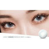 LensTown Lighly Vanada Emerald Gray (20p) — contact lens product information graphic