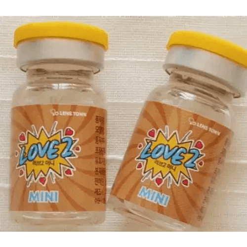 LensTown Love2 Mini Brown — contact lens packaging