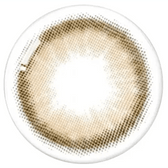 Olens Loving U Brown — close-up of the contact lens design
