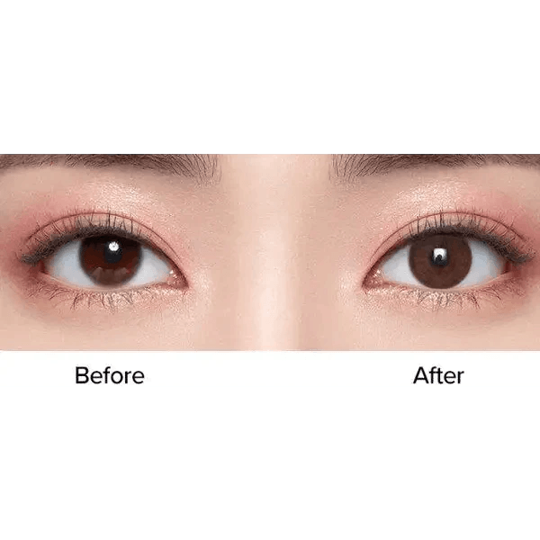 Olens Loving U Choco — contact lens appearance comparison