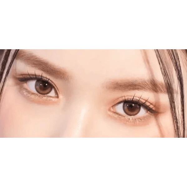 LensVery Lumie Deep Brown colored contact lens, 13.1mm graphic diameter, Monthly wear