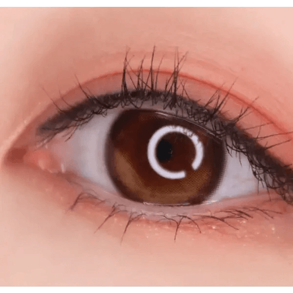LensVery Lumie Deep Brown colored contact lens, 13.1mm graphic diameter, Monthly wear