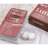 LensVery Lumie Deep Brown colored contact lens, 13.1mm graphic diameter, Monthly wear