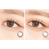LensVery Lumie Soft Black colored contact lens, 13.1mm graphic diameter, Monthly wear