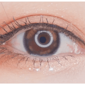 LensVery Lumie Soft Black colored contact lens, 13.1mm graphic diameter, Monthly wear