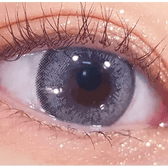 LensRang Mad Eye Gray — single-eye close-up showing the contact lens appearance