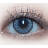 LensRang Mad Eye Gray — single-eye close-up showing the contact lens appearance