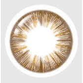 LensTown Mademoiselle Brown — close-up of the contact lens design