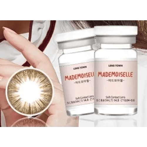 LensTown Mademoiselle Brown — contact lens packaging