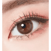 LensTown Marrene Choco — single-eye close-up showing the contact lens appearance
