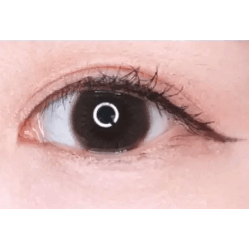 LensTown Marrene Choco — single-eye close-up showing the contact lens appearance