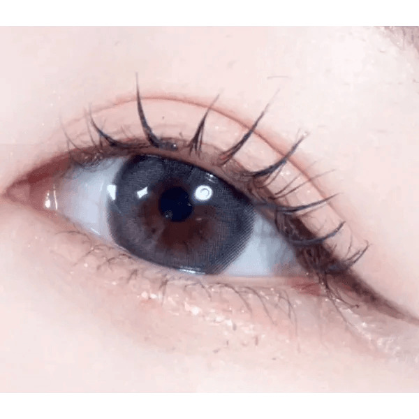 LensVery Mauve Deep Gray colored contact lens, 13.2mm graphic diameter, Monthly wear