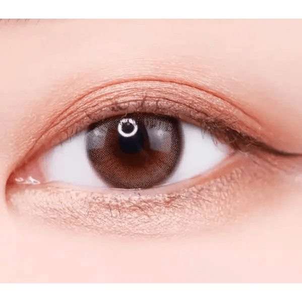 LensVery Mauve Milk Brown colored contact lens, 13.1mm graphic diameter, Monthly wear