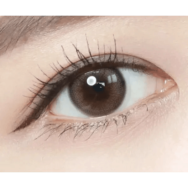 LensVery Mauve Milk Brown colored contact lens, 13.1mm graphic diameter, Monthly wear
