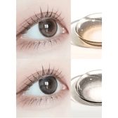 LensVery Mauve Milk Brown colored contact lens, 13.1mm graphic diameter, Monthly wear