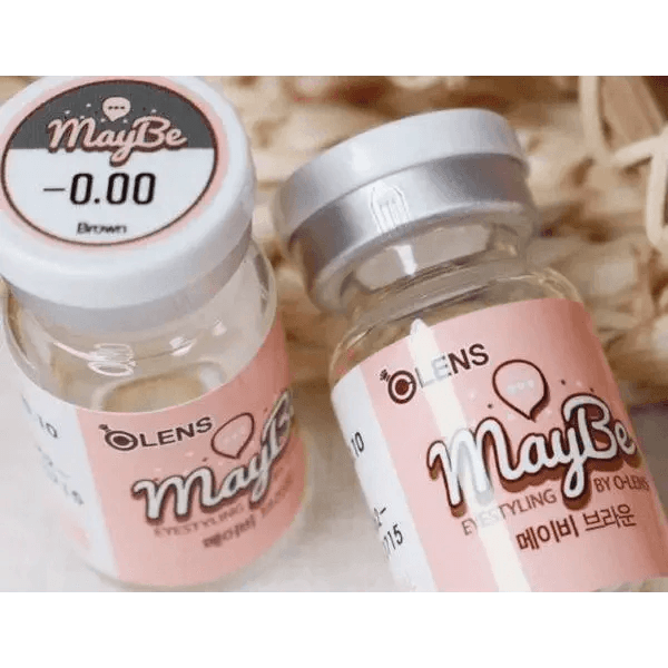 Olens Maybe Brown — contact lens packaging