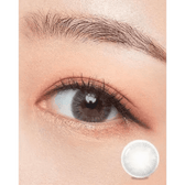 Olens Marry Me Gray — single-eye close-up showing the contact lens appearance