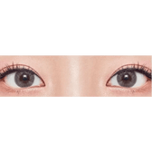 Olens Marry Me Gray — both eyes wearing the contact lenses