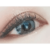 LensTown Mio Blonde Gray — single-eye close-up showing the contact lens appearance