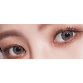 LensTown Mio Blonde Gray — model portrait showing the contact lens look
