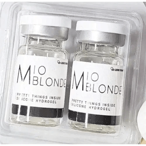 LensTown Mio Blonde Gray — contact lens packaging