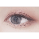 LensTown Mio Blonde Gray — single-eye close-up showing the contact lens appearance