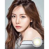 Olens Modernique 3 Color Gray — model portrait showing the contact lens look