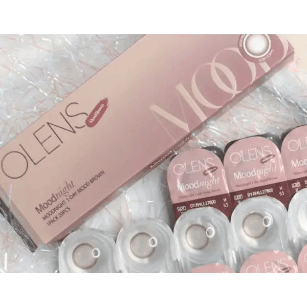 Olens Mood Night 1Day Mood Brown (20p) — contact lens packaging