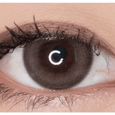 Olens Mood Night 1Day Mood Brown (20p) — single-eye close-up showing the contact lens appearance