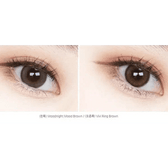 Olens Mood Night 1Day Mood Brown (20p) — contact lens appearance comparison