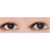 Olens Mood Night 1Day Mood Gray (20p) — both eyes wearing the contact lenses