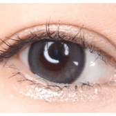 Olens Mood Night 1Day Mood Gray (20p) — single-eye close-up showing the contact lens appearance