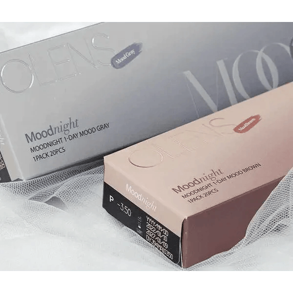 Olens Mood Night 1Day Mood Gray (20p) — contact lens packaging