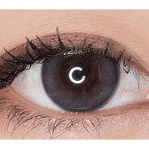Olens Mood Night 1Day Mood Gray (20p) — single-eye close-up showing the contact lens appearance