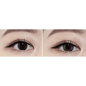 Olens Mood Night Mood Brown — both eyes wearing the contact lenses