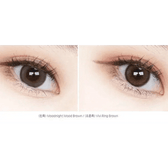 Olens Mood Night Mood Brown Toric colored contact lens, 13.3mm graphic diameter, Monthly wear