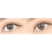 Olens Mood Night Mood Brown Toric colored contact lens, 13.3mm graphic diameter, Monthly wear