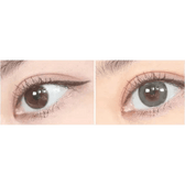 Olens Mood Night Mood Gray Toric colored contact lens, 13.3mm graphic diameter, Monthly wear