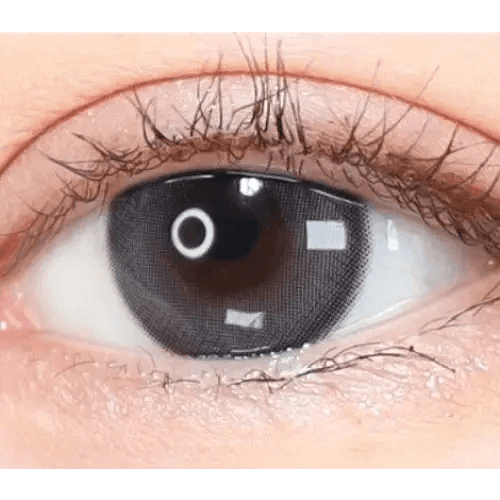 Olens Mood Night Mood Gray Toric colored contact lens, 13.3mm graphic diameter, Monthly wear