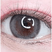 LensVery My Ann Only Gray — single-eye close-up showing the contact lens appearance